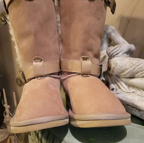 Australia Luxe Collective Tsar Tall Sheepskin Boots in Sand size 9 #415 - Picture 10 of 17